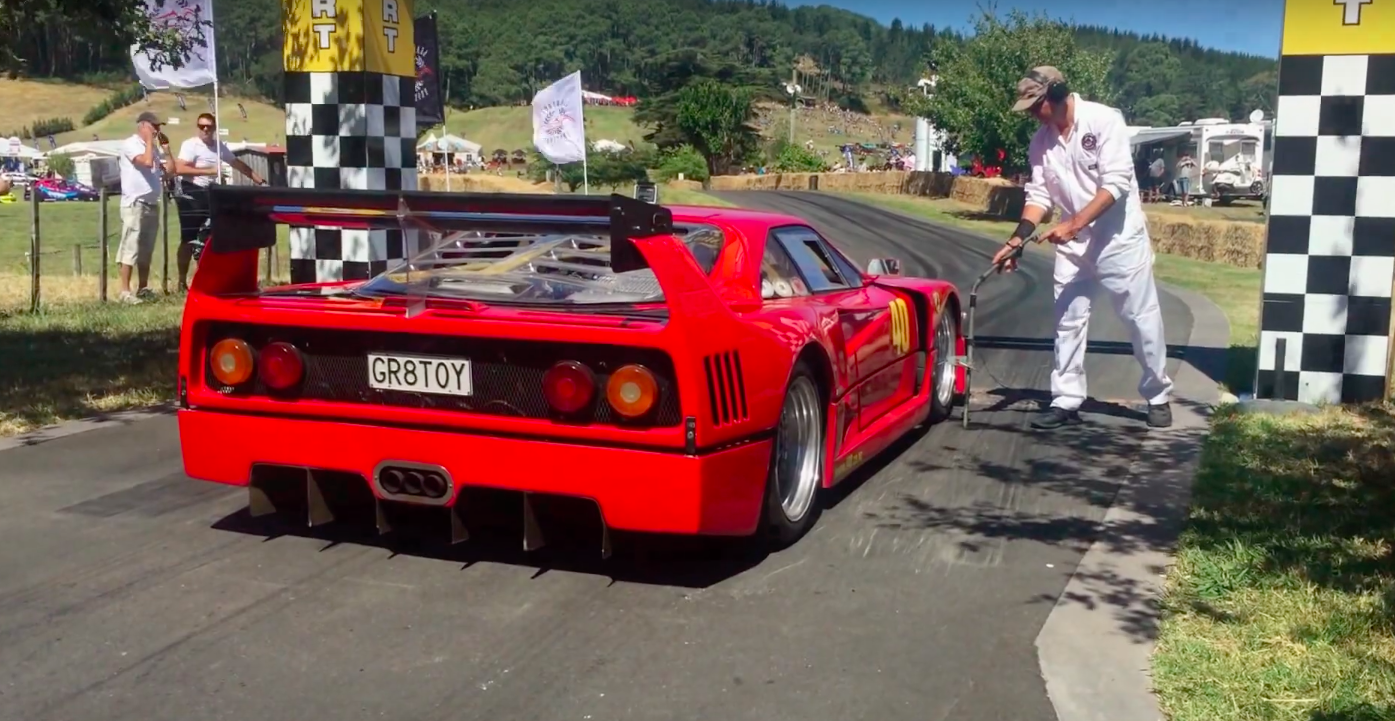 Screenshot from a video but no way this is a real f40…. I'm not a f40/ferrari  expert but something just looks off to me. If it isn't an f40 then what car