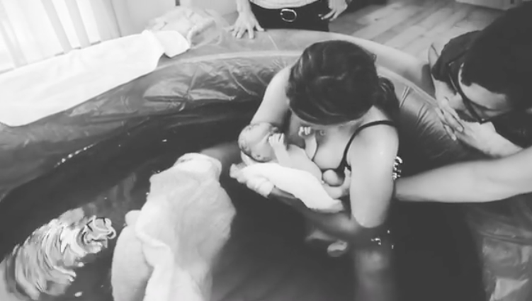 Candid Upskirt Hilary Duff Sexy - Watch Hilary Duff's Daughter Banks' Home Water Birth Video on Instagram