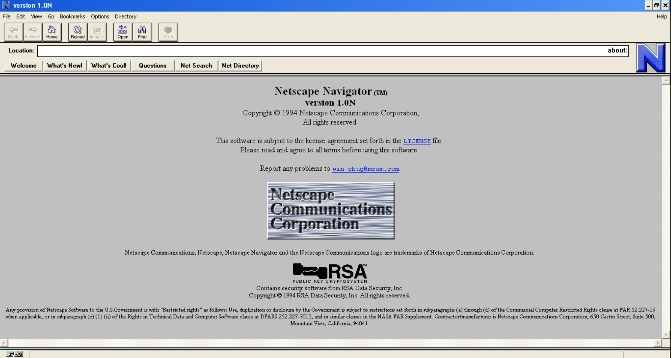 what was the original name of netscape navigator