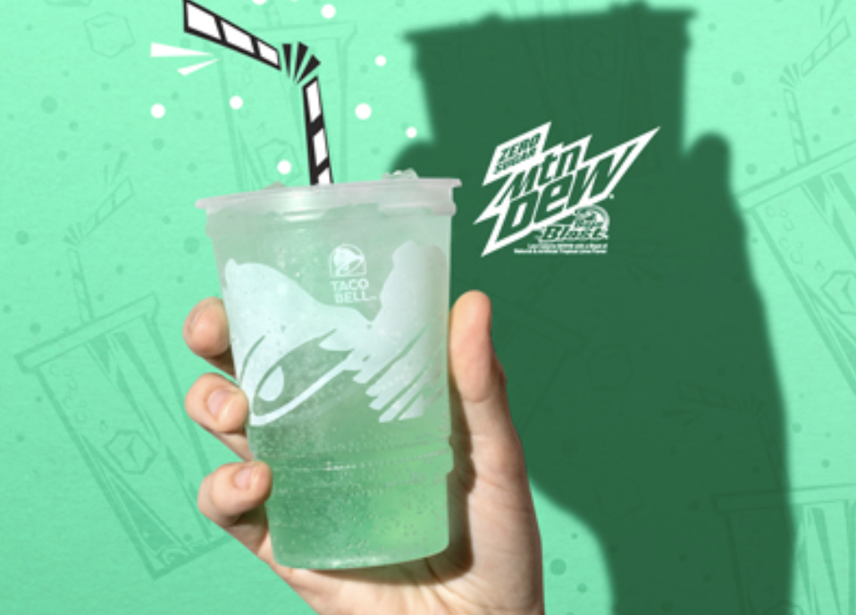Taco Bell Is Giving Away Free Small Mountain Dew Baja Blasts With