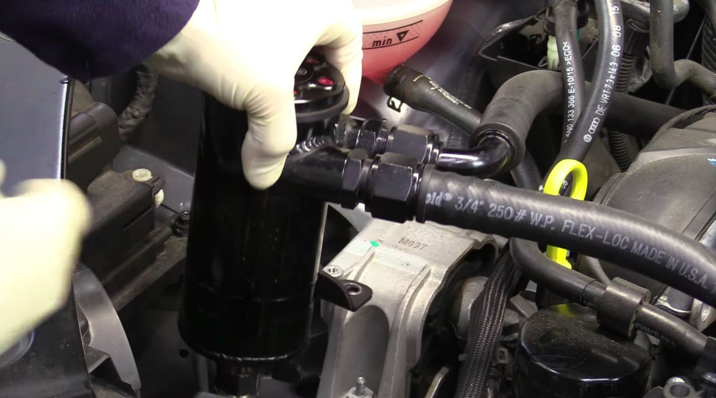 how to install oil catch can on 07 toyota tacoma
