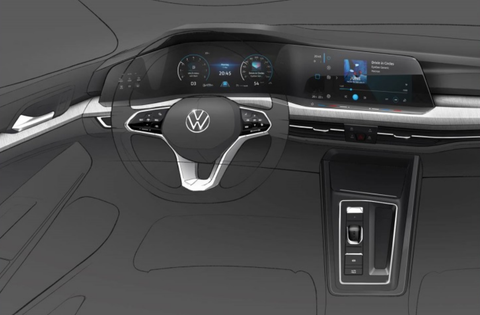 Volkswagen Golf Mark 8 Interior Spied Major Redesign