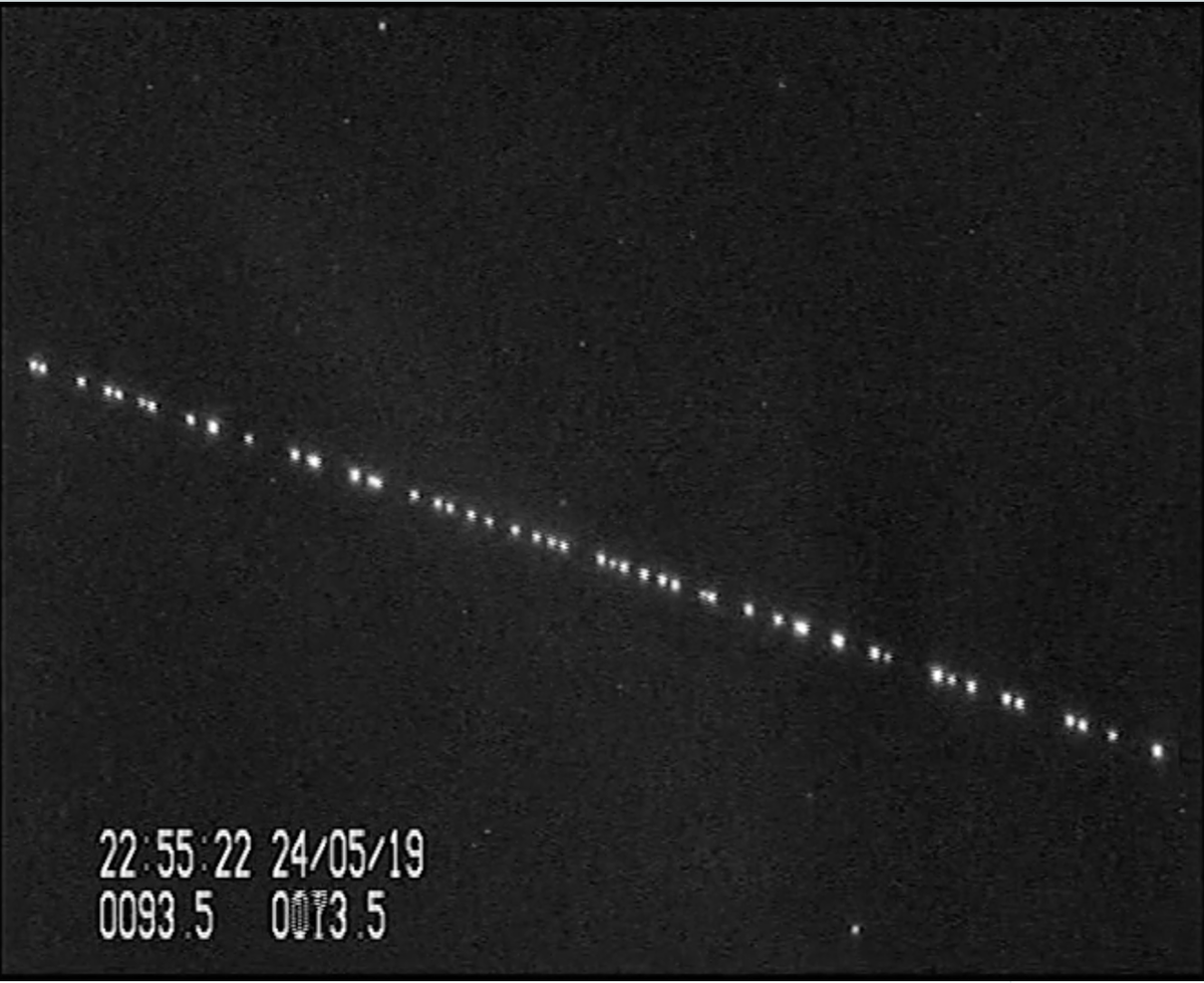 SpaceX's Starlink Satellites Put on a Celestial Show Over the Netherlands