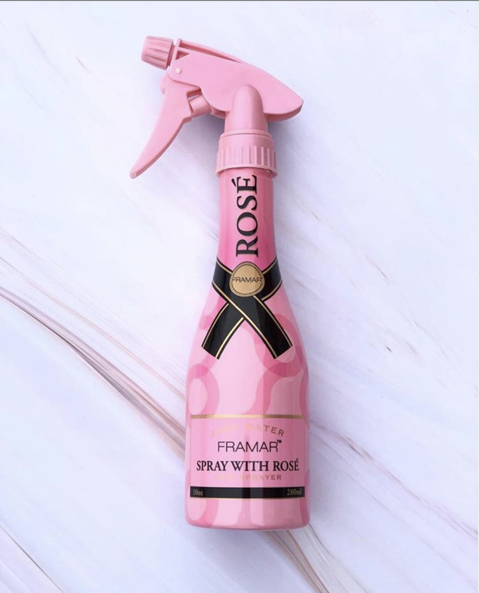 pink spray bottle