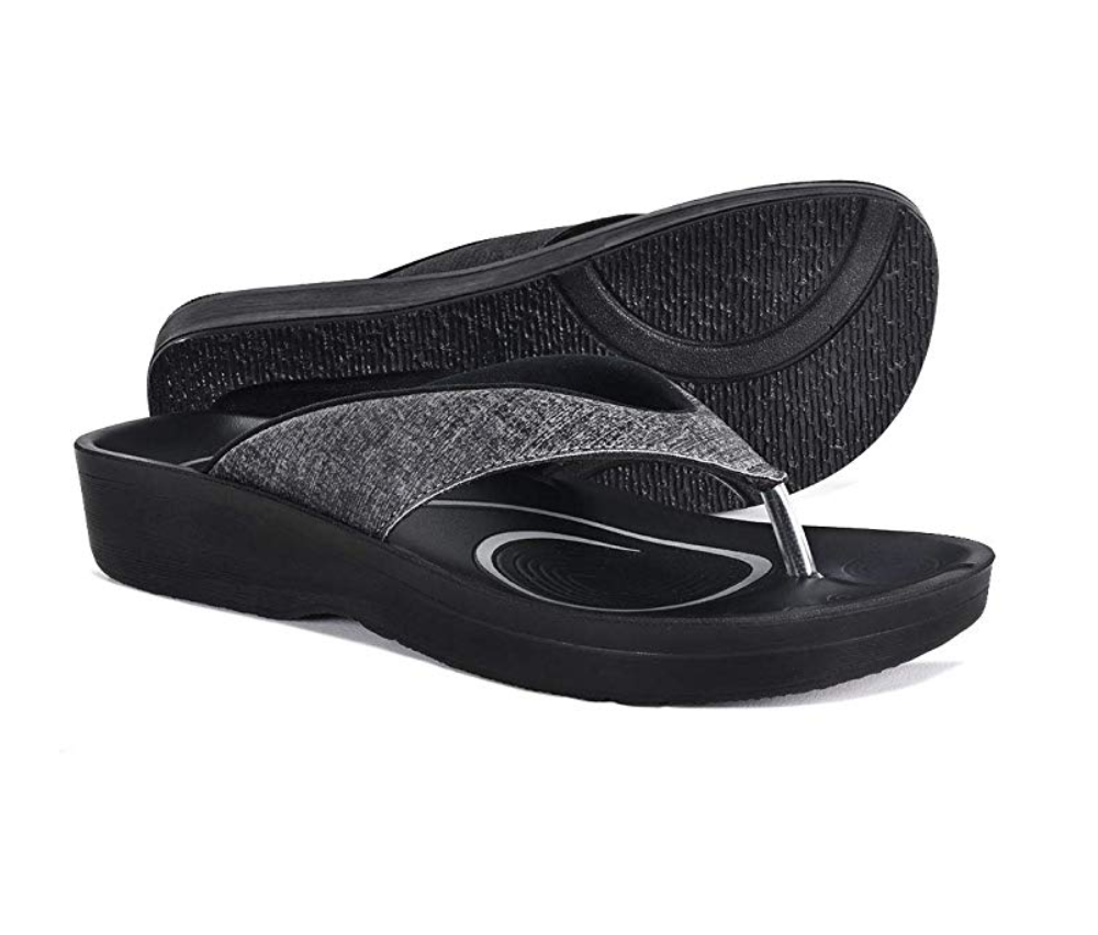 best arched flip flops