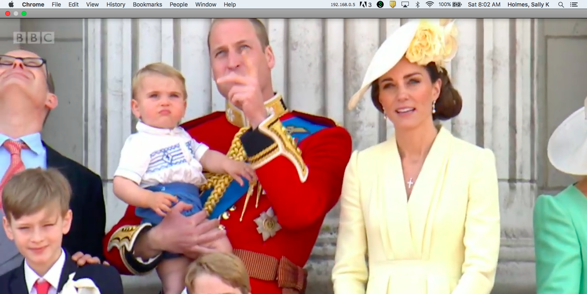 Prince George Looking Cute At Trooping The Colour 2019 Photos