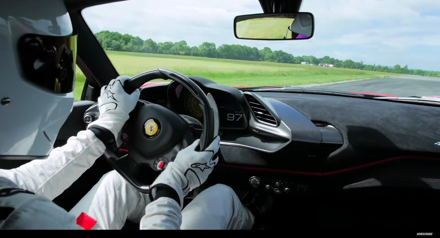Ferrari 488 Pista Smashes Top Gears Test Track Lap Record