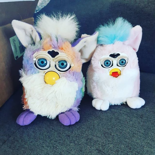 Pink 70-888 1999 Tiger Electronic Furby Special Limited Edition I Love You