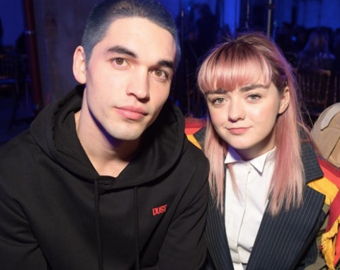 Maisie Williams and Boyfriend Reuben Selby's Matching Pink Hair