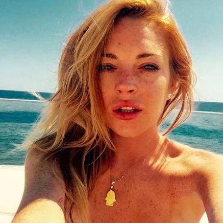 437px x 436px - Lindsay Lohan Naked Instagram