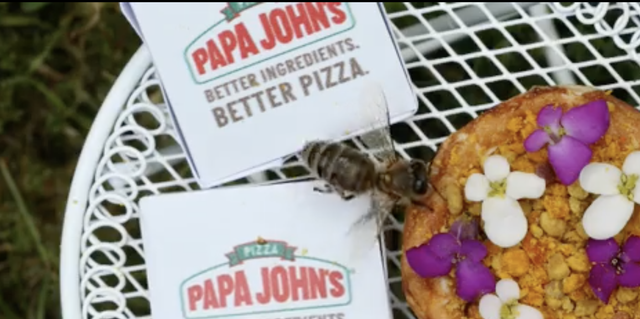 Papa John’s Created A Beezza…You Know, A Pizza Just For Bees.