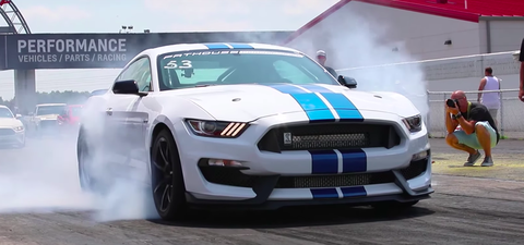Twin Turbo Mustang Shelby Gt350 Does An Eight Second Quarter