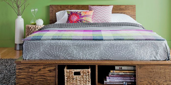 Build A Platform Bed Frame, How To Attach Headboard Purple Bed Frame
