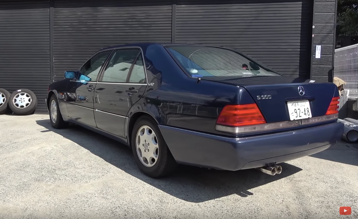 W140 Mercedes-Benz S600 Custom Exhaust F1 V-12 Sound Video