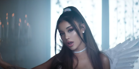 Ariana Grande Wears Lingerie In Dont Call Me Angel Music