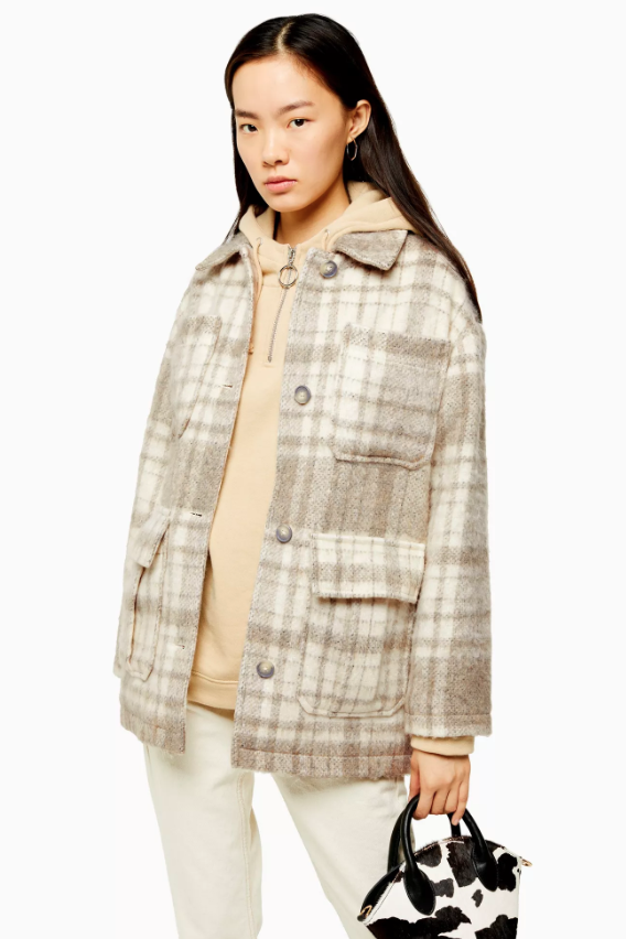 chloe checked jacket