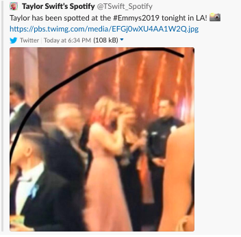Is Taylor Swift At The Emmys Taylor Swift Spotted On