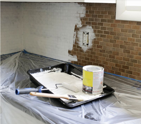 How To Paint Tile Best For Backsplash Best Paint For Tile Backsplash, Can U Paint Glass Tiles