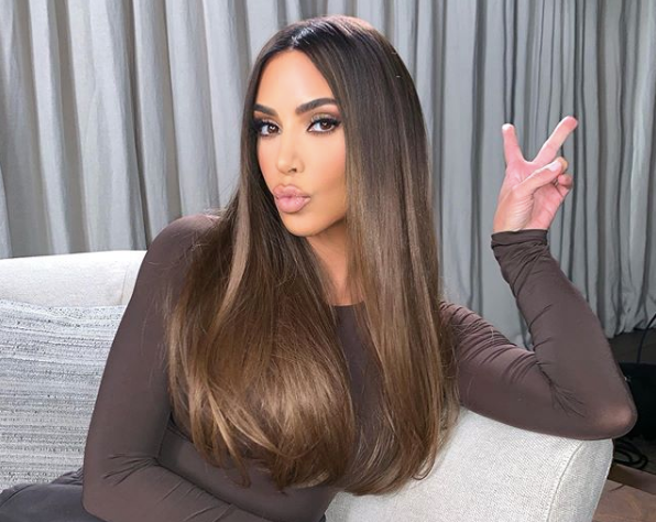 Kim Kardashian West Dyed Her Hair Chocolate Brown For Fall