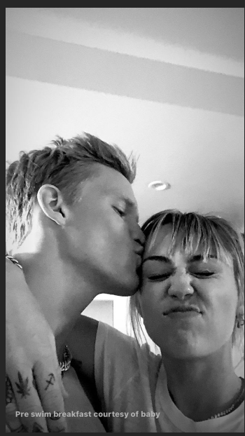 Cody Simpson Calls Miley Cyrus Baby On Instagram