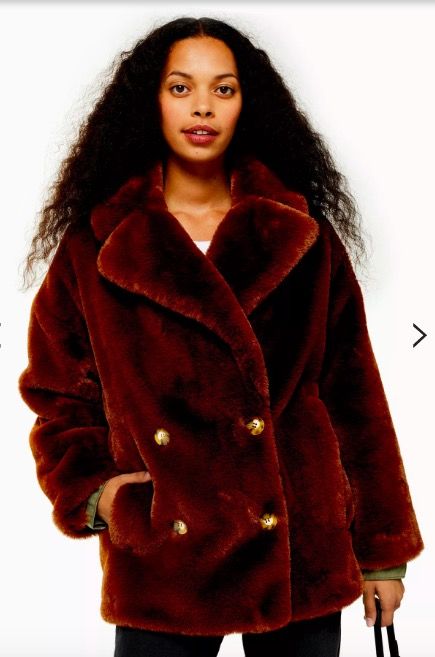 faux fur coat size 22