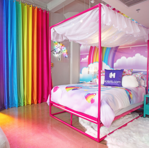 Meet The Lisa Frank Hotel Room Of Your Dreams