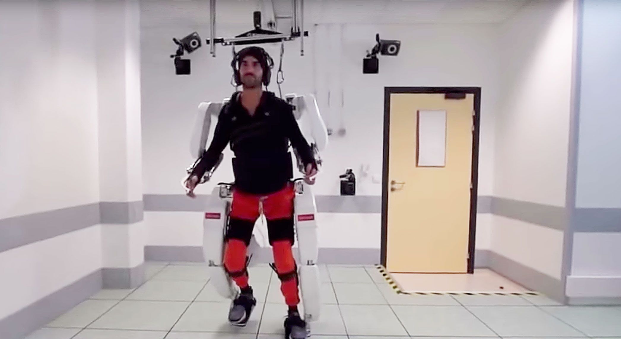 Paralyzed Man Walks Again Using A Brain-Controlled Robotic Suit