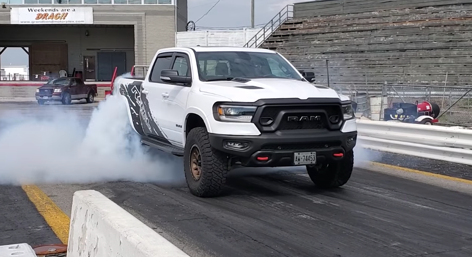 Home-Built Hellcat-Powered Ram 1500 Rebel TRX Pickup Truck Video