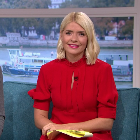 Holly Willoughby glams up in the ultimate red dress