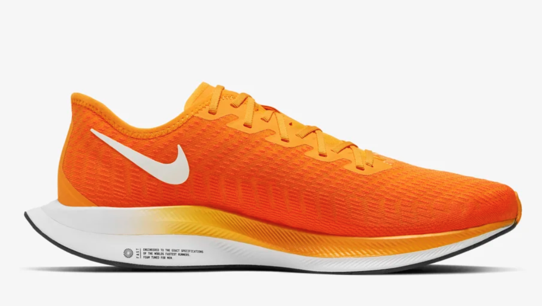 orange gym shoes