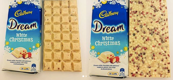 Cadbury&#039;s Dream White Christmas Bars Are Finally Available In The UK