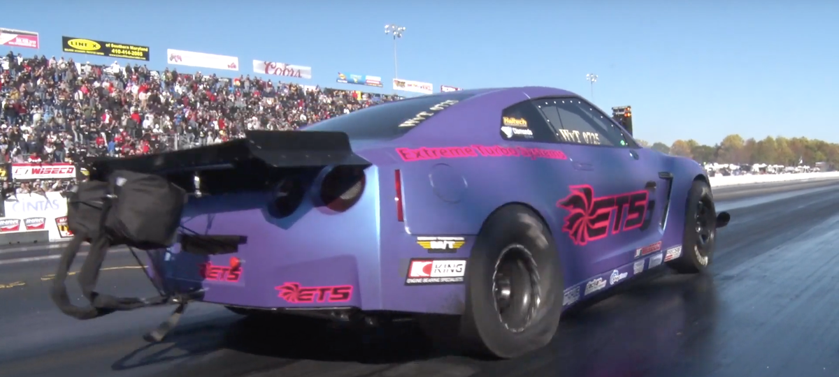 ETS Nissan GT-R Drag Car Sets 6.56-Second Quarter-Mile Record