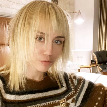 Miley Cyrus Just Cut Her Hair Into A Modern Mullet