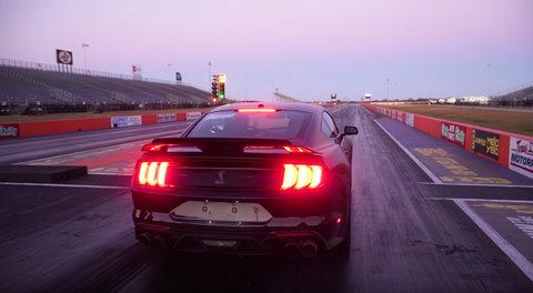 Kid Runs A 10665 Quarter Mile In His 2020 Mustang Shelby Gt500