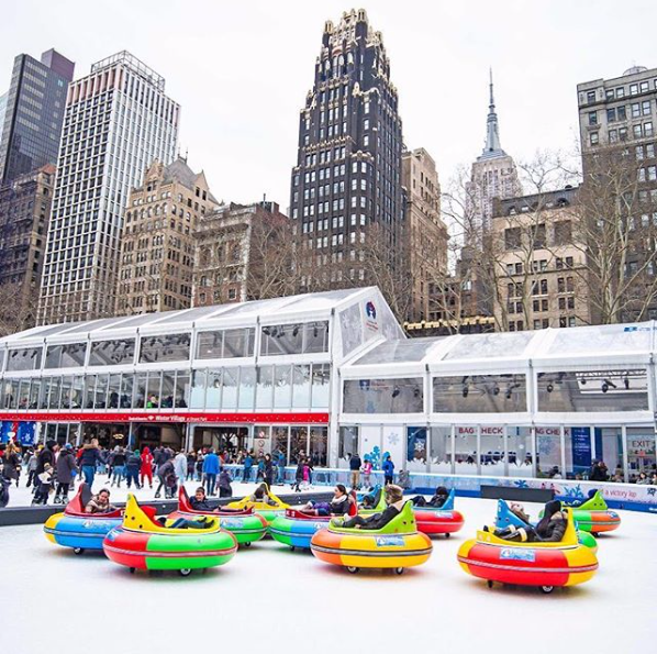 bryant park bumper cars 2021