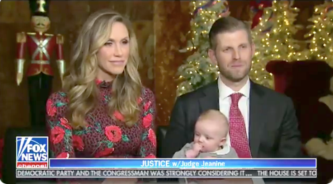 Eric Trump Declares Victory In War On Christmas With Lara Trump