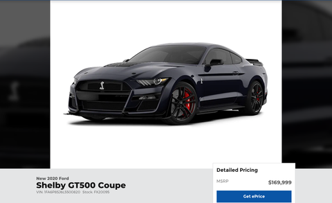 Dch Ford Of Thousand Oaks >> Ford Dealer Wants 169 999 For A 2020 Ford Mustang Shelby Gt500 Dch Ford Of Thousand Oaks >> Ford Dealer Wants 169 999 For A 2020 Ford Mustang Shelby Gt500