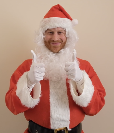 Watch Prince Harry Dress Up As Santa For Charity Christmas Video