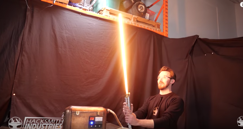 Watch This Guy Create A Real Life Star Wars Protosaber