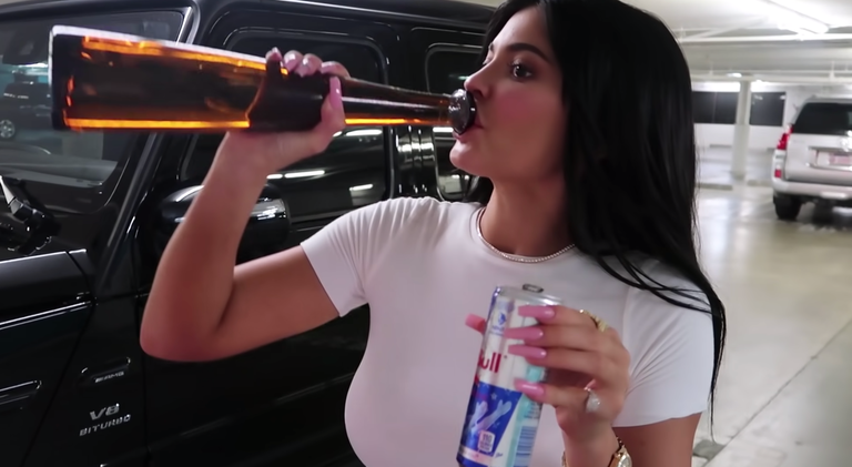 Kylie Jenner Drank Tequila On New Year's Eve