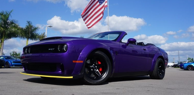 Custom Dodge Challenger Srt Demon Convertible Looks Just How Youd