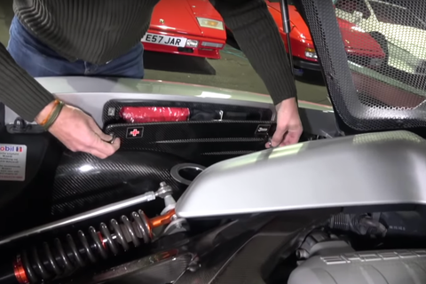 Porsche Carrera Gt S First Aid Kit Is In The Strangest Place