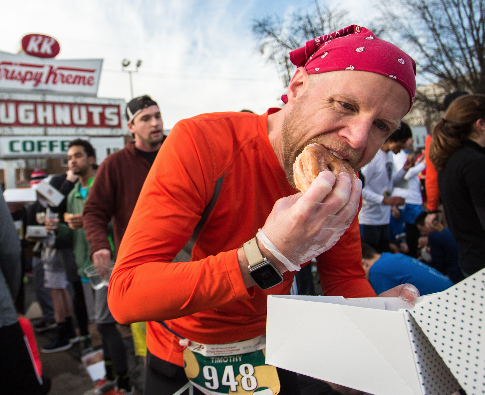 Raleigh krispy kreme challenge