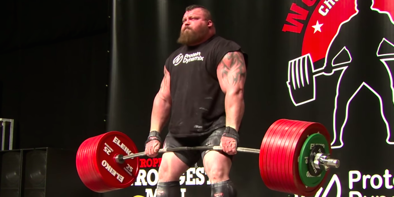 How Eddie Hall Trained for His World Record 1,100 Pound Deadlift