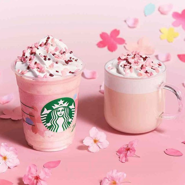 Starbucks Japan Is Releasing Cherry Blossom Drinks