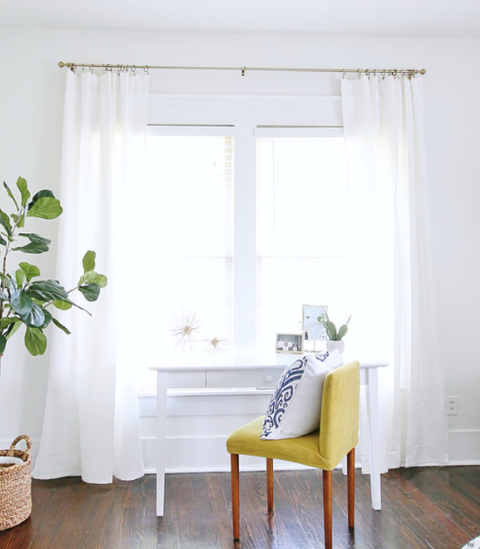 21 Creative Diy Curtains That Are Easy, White Living Room Curtains