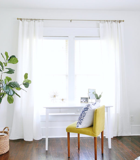 21 Creative Diy Curtains That Are Easy To Make How No Sew 21 Creative Diy Curtains That Are Easy, Sheer Curtains Home Design Ideas