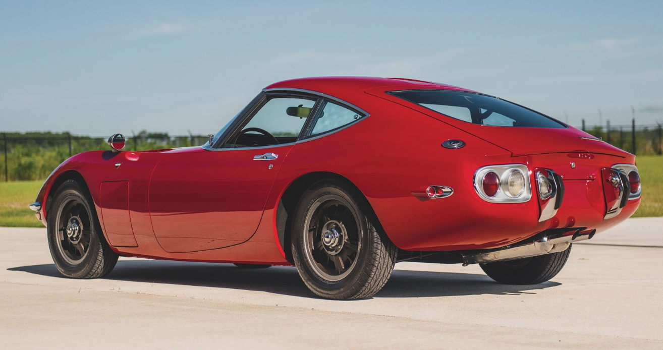 Brilliantly Red 1967 Toyota 2000gt Up For Auction This Spring