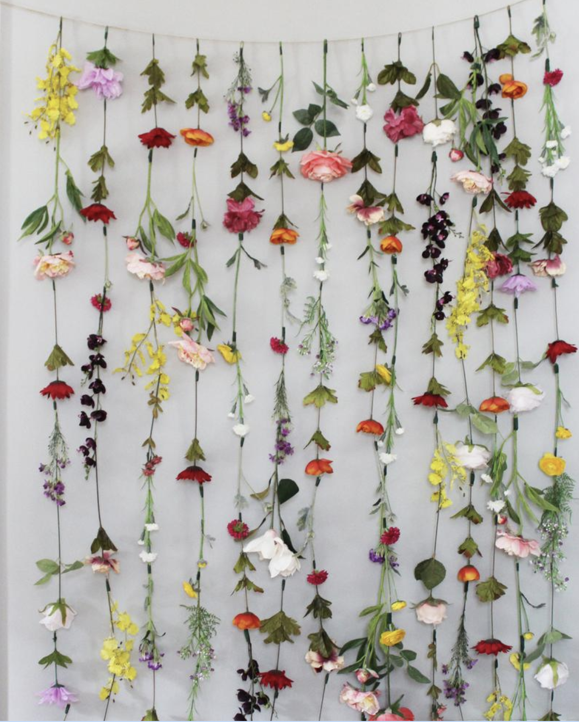 how to make a flower garland at home