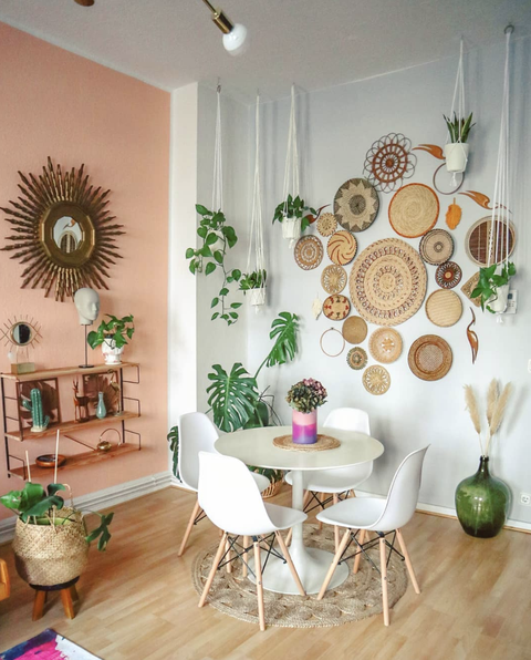 Basket Walls Are The New Fun Wall Art All Over Instagram - Using Baskets As Wall Decor